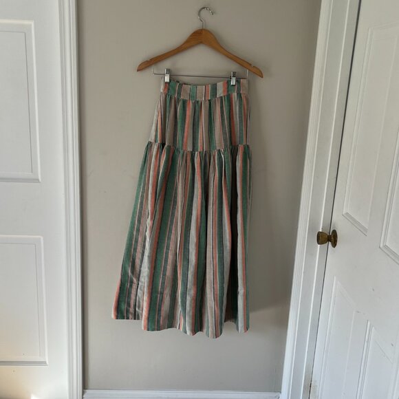 The Odells “Virginia” Striped Maxi Skirt – Anthropologie Size Small - Picture 6 of 12